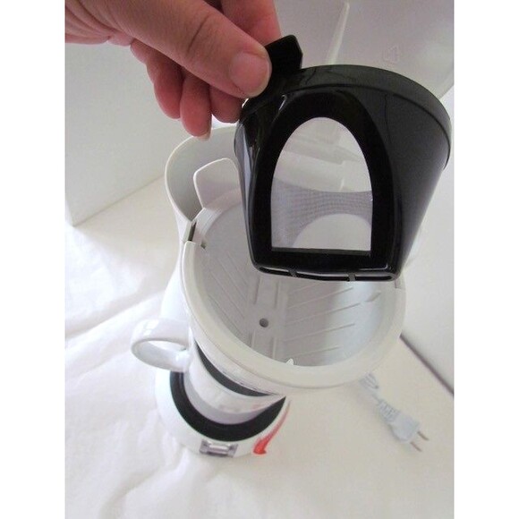 Gevalia Single 1 Cup Coffee Maker Model C73 White Vintage Deadstock New in Box - Picture 9 of 16